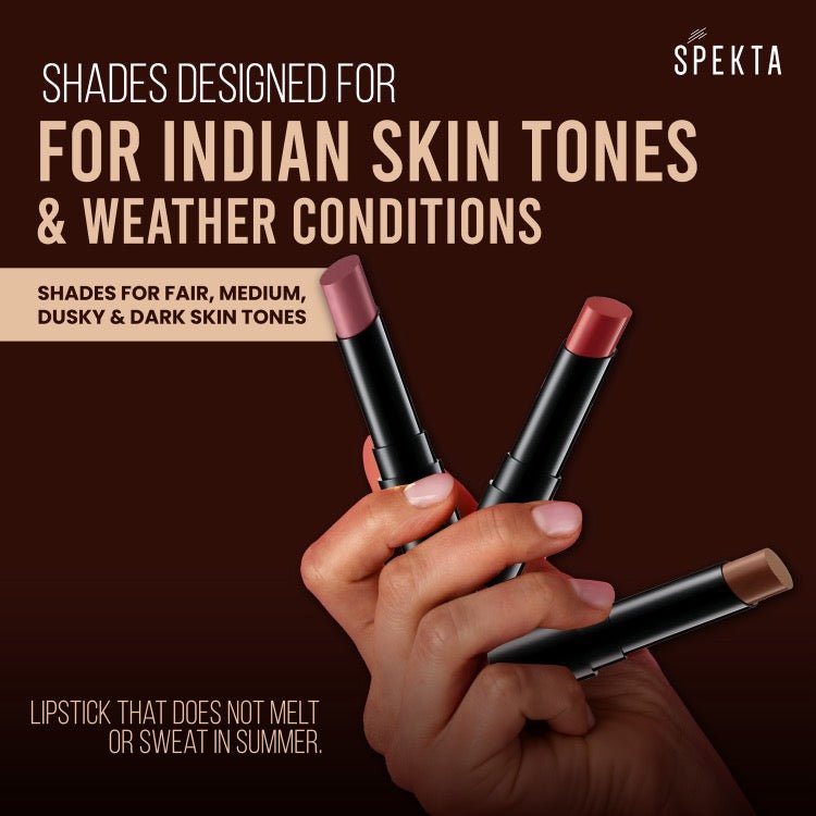 Spekta True Matte Lipstick - 104 Siren (3.7g, Reddish Plum) - Spekta Cosmetics